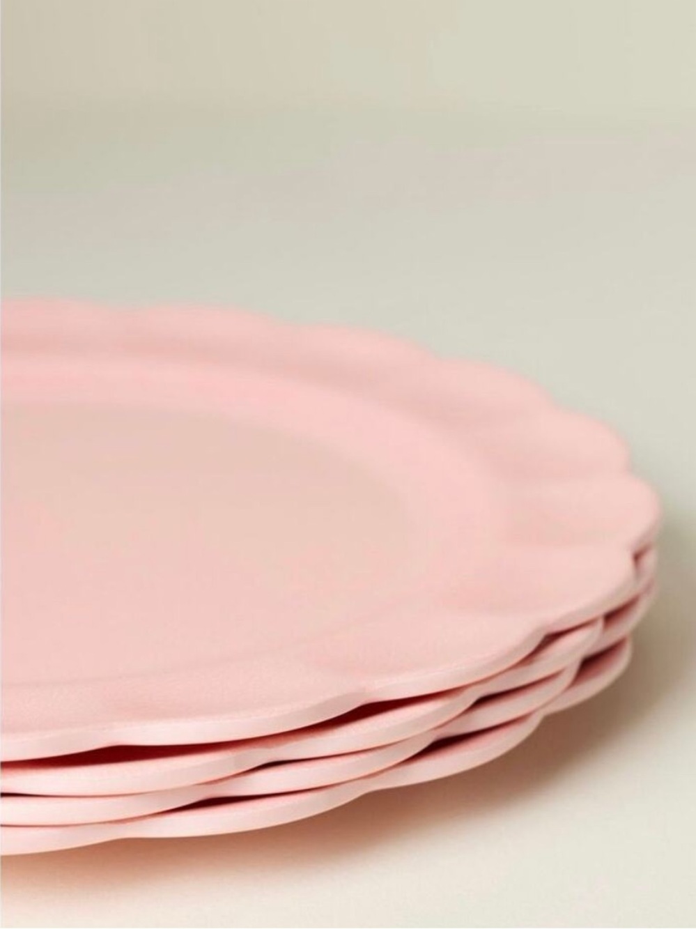 Anthropologie Annette Melamine Dessert Plates, Set of 4